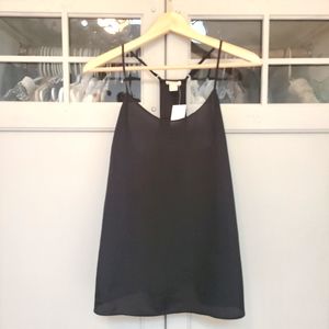 J. Crew NWT Black Shell Cami Tank 4